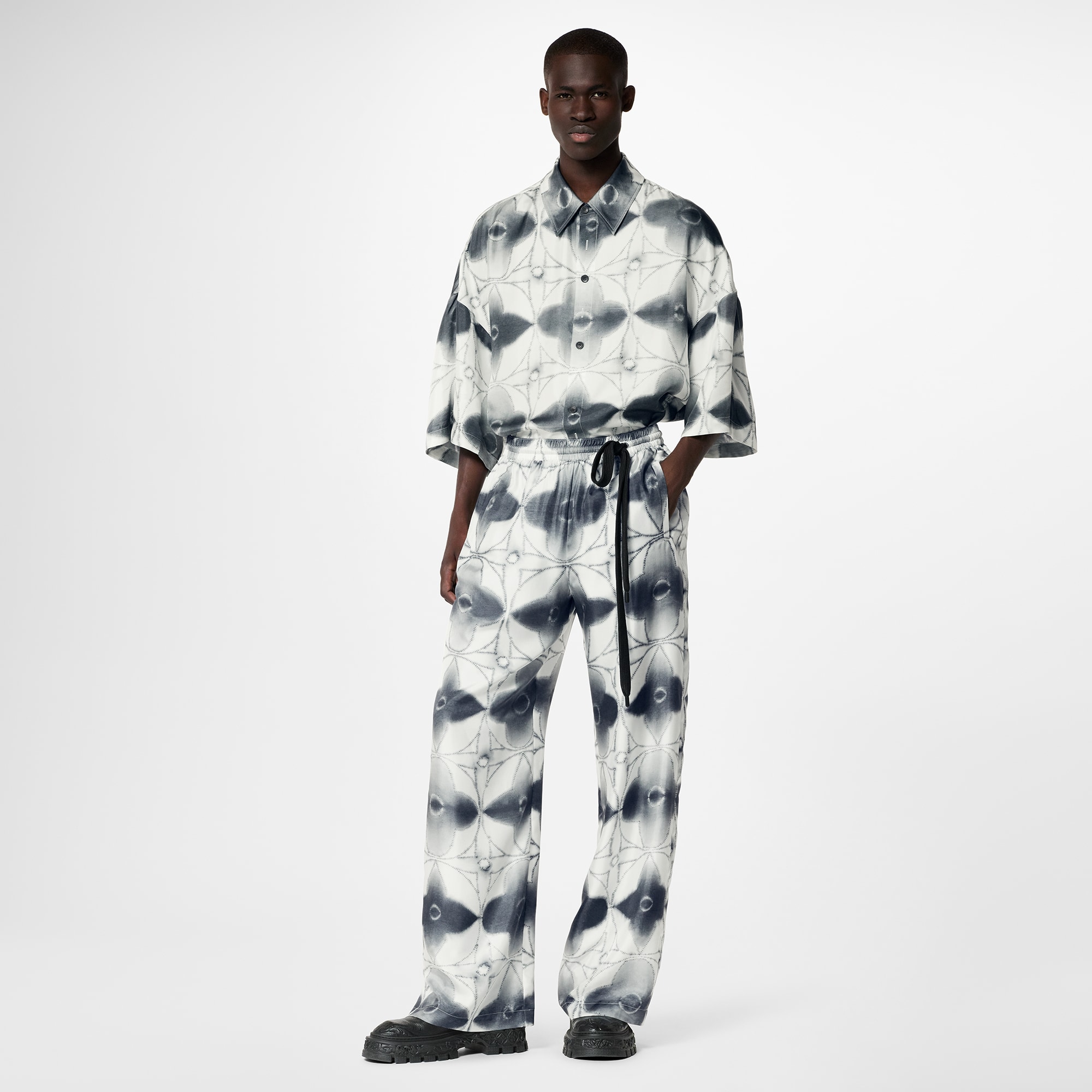 Shoelace Pyjama Pants Ready to Wear LOUIS VUITTON